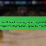 NBA Live Mobile Innløsning Koder: Høytidstilbud, Temapakker, Begrensede Utgave Gjenstander