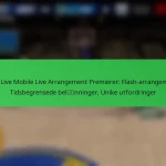 NBA Live Mobile Live Arrangement Premierer: Flash-arrangement, Tidsbegrensede belønninger, Unike utfordringer