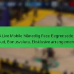 NBA Live Mobile Månedlig Pass: Begrensede tids tilbud, Bonusvaluta, Eksklusive arrangementer