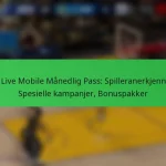 NBA Live Mobile Månedlig Pass: Spilleranerkjennelse, Spesielle kampanjer, Bonuspakker